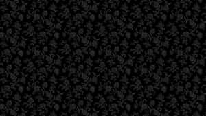 Black Floral Pattern Background Wallpaper