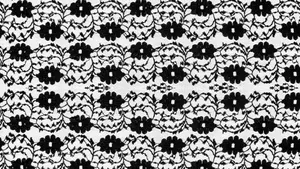 Black Floral Pattern Texture Wallpaper
