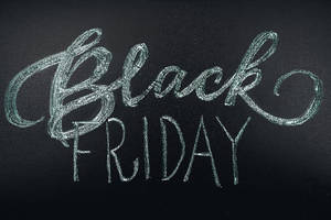 Black Friday Chalkboard Wallpaper