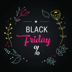 Black Friday Percentage Wallpaper