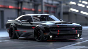 Black Hellcat Charger Dominance Wallpaper