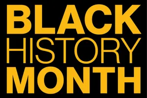 Black History Month Bold Lettering Wallpaper