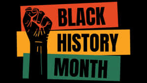 Black History Month Celebration Banner Wallpaper