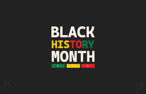 Black History Month Celebration Banner Wallpaper