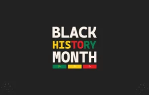 Black History Month Celebration Banner Wallpaper