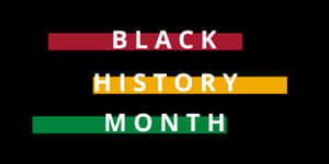 Black History Month Celebration Banner Wallpaper