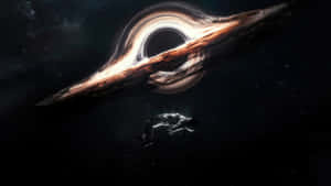 Black Hole Spatial Scene Wallpaper