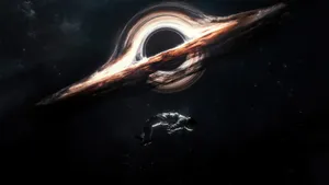 Black Hole Spatial Scene Wallpaper