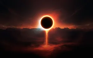 Black Hole Sun, Marvel At The Beauty Of Space Wallpaper