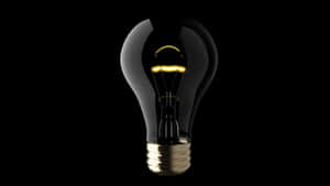 Black Incandescent Bulb Wallpaper