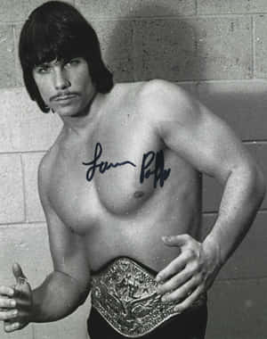 Black Ink Lanny Poffo Wallpaper