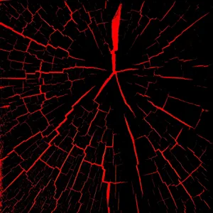 Black Ipad Design With Red Cracks Wallpaper