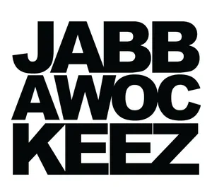 Black Jabbawockeez Log Word On White Wallpaper