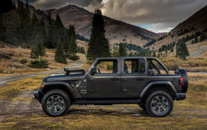 Black Jeep Wrangler Sahara Wallpaper