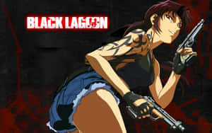 Black Lagoon Revy Action Pose Wallpaper