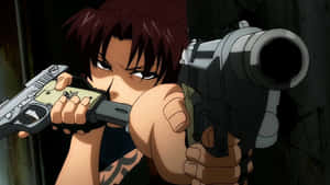 Black Lagoon Revy Aiming Guns Wallpaper