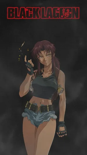 Black Lagoon Revy Character Pose Wallpaper