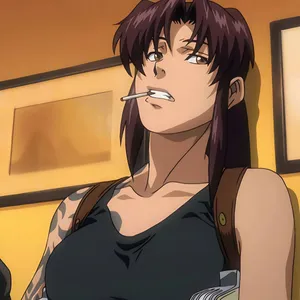 Black Lagoon Revy Cigarette Wallpaper