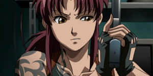Black Lagoon Revy Intense Gaze Wallpaper
