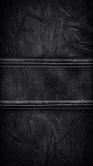 Black Leather Background With A Stripe Wallpaper