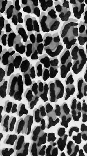 Black Leopard Print Pattern Wallpaper