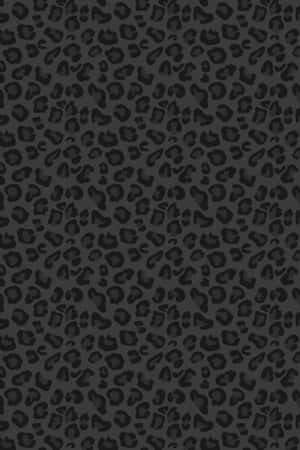 Black Leopard Print Pattern Wallpaper