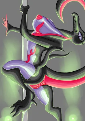 Black Lizard Pokémon Salazzle Wallpaper