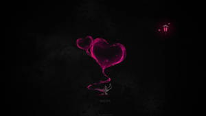 Black Love Lamp Wallpaper