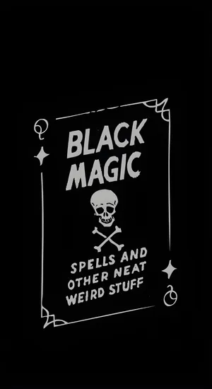 Black Magic Grunge Goth Wallpaper