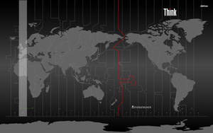 Black Map Lenovo Hd Wallpaper