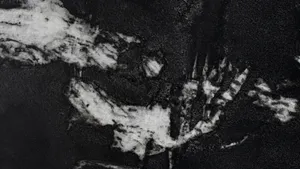 Black Marble Satellite View Wallpaper