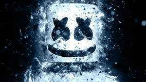 Black Marshmello Underwater Wallpaper