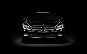 Black Mercedes-benz Front Hd Wallpaper
