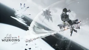 Black Myth Wukong Action Scene Wallpaper