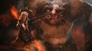 Black Myth Wukong Epic Battle Wallpaper