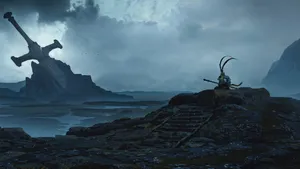 Black Myth Wukong Epic Landscape Wallpaper