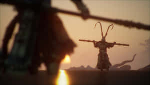 Black Myth Wukong Epic Showdown Wallpaper