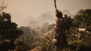 Black Myth Wukong Scenic Landscape Wallpaper