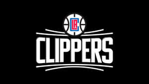 Black Nba Team La Clippers Logo Illustration Wallpaper