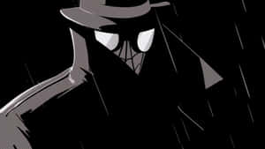 Black Noir Mysterious Figure Wallpaper