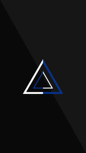 Black Obtuse Triangles Wallpaper