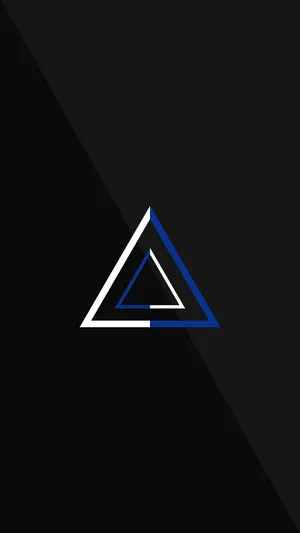 Black Obtuse Triangles Wallpaper