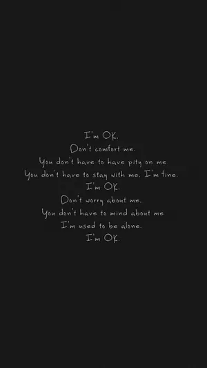 Black Okay Monologue Wallpaper