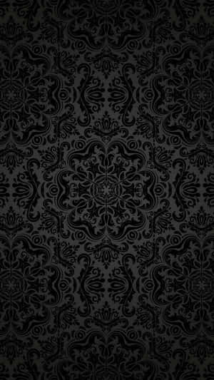 Black Pattern Designed By A Handy Person Wallpaper