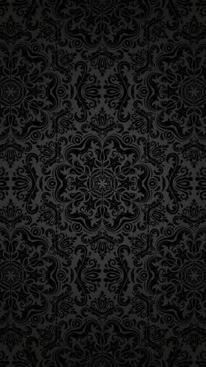 Black Pattern Designed By A Handy Person Wallpaper