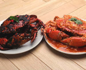 Black Pepper And Chilli Crab Wallpaper