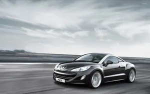 Black Peugeot Rcz Model Wallpaper