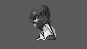 Black Ranger Geometric Art Wallpaper