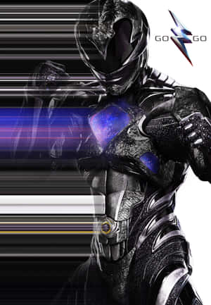 Black Ranger Power Morphin Action Wallpaper