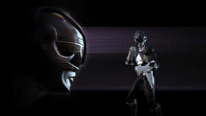 Black Ranger Power Pose Wallpaper